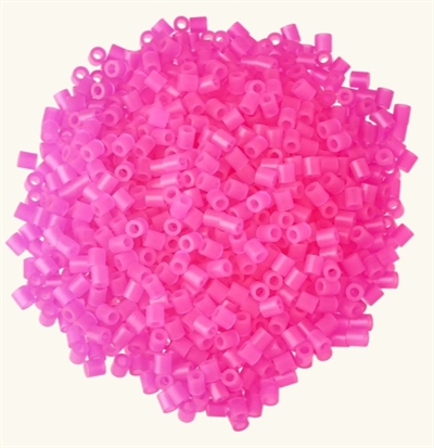 Nabbi Rørperler 1100 stk. - Rosa Neon